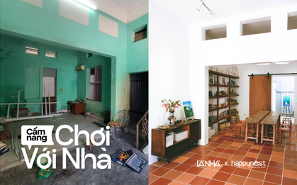 Vợ chồng chi 300 triệu sửa căn nhà đã xây 30 năm: Không gian 40m2 hoàn toàn lột xác