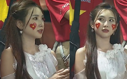 TikToker Thanh Mèo thu hút chú ý trên khán đài chung kết AFF Cup 2022