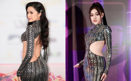 Đụng hàng Hoa hậu Ngọc Châu, hot girl "Trứng rán" Thanh Tâm bị netizen bóc mẽ 1 chi tiết