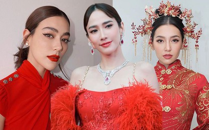 Mỹ nhân Thái đọ sắc gay cấn ngày Tết: Nữ hoàng cổ trang Bella đẹp xỉu, chị đại Aum diện trang sức 70 tỷ vẫn gây thất vọng