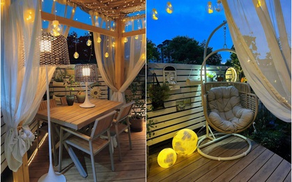 Khu vườn nhà 200m² được mẹ đảm chăm chút tỉ mỉ đến từng ngọn cỏ