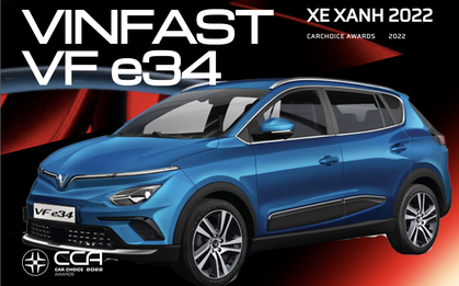 VinFast VF e34 thắng thuyết phục giải Xe xanh 2022