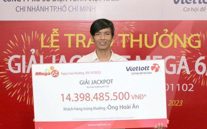 Người nhận giải Jackpot không đeo mặt nạ đã nhận thưởng Jackpot 2 của Vietlott
