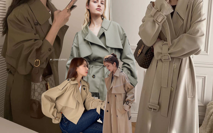 Xúng xính mùa lạnh với áo trench coat: 7 mẫu "hàng tuyển" giá từ 500.000đ, nàng diện lên sang chảnh hay ho hẳn ra