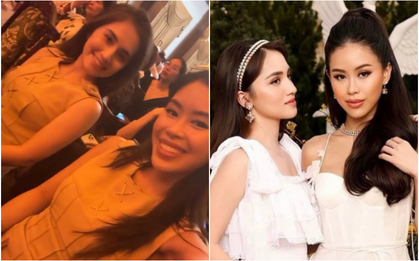 Tiên Nguyễn và bạn gái Hiếu Nguyễn đọ sắc, 1 chi tiết thể hiện “chị em dâu” nhà tỷ phú tâm đầu ý hợp