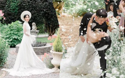 Cặp đôi Việt lên tạp chí Mỹ: Đám cưới với 3000 bông hồng và chiếc váy cưới trong mơ