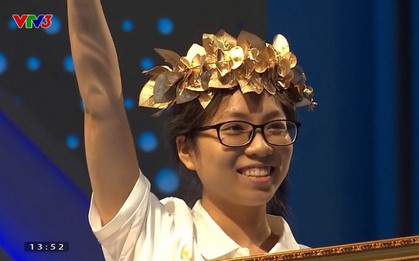 Nữ sinh Quảng Ninh giành vòng nguyệt quế đầu tiên của Olympia mùa 24