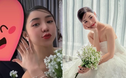 Quỳnh Kool đăng ảnh cưới nhưng giấu mặt chú rể