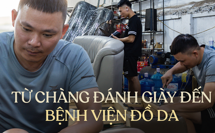 Chàng trai vừa học trường Báo vừa đi đánh giày, 10 năm sau mở xưởng đồ da cho những ''anh em đường phố'' làm lại cuộc đời