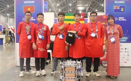 Đam mê chung tạo nên thành tích xuất sắc cuộc thi robot quốc tế