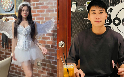 Bạn gái hot TikToker hóa thiên thần gợi cảm đón Halloween, Nhâm Mạnh Dũng có phản ứng bất ngờ
