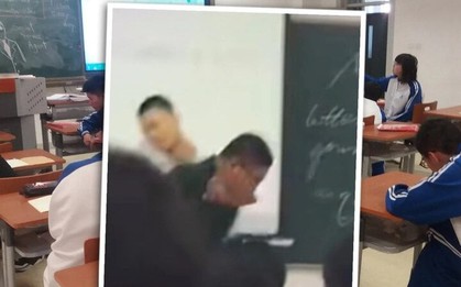 Bị thu điện thoại khi chơi game trong giờ học, nam sinh bóp cổ thầy giáo 2 lần