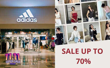Siêu sale 11.11: Local brand thi nhau sale đẫm đến 70%, Samsung, MLB, adidas,... đồng loạt tung voucher ''khủng''