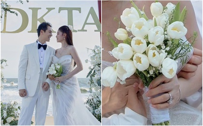 Hoa cầm tay của vợ chồng Đăng Khôi sau 10 năm "cưới lại" có ý nghĩa đặc biệt gì trong hành trình mới?
