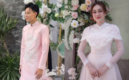 Lễ ăn hỏi Phương Lan - Phan Đạt: Cô dâu diện áo dài khoe sắc mặn mà, chú rể chuẩn bị xế xịn rước vợ