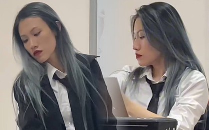 Bị sinh viên quay lén, nữ giảng viên Gen Z gây sốt vì style siêu ngầu: Đi dạy mà như dự fashion show!