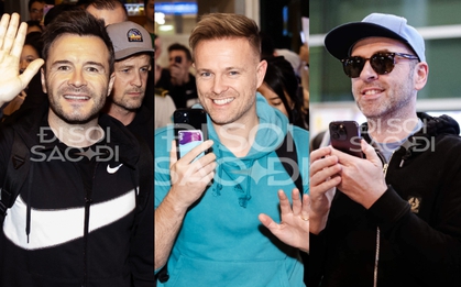 Ơn giời Westlife đổ bộ Tân Sơn Nhất rồi: U50 vẫn soái ngời ngời, hào hứng chào fan Việt sau 12 năm trở lại
