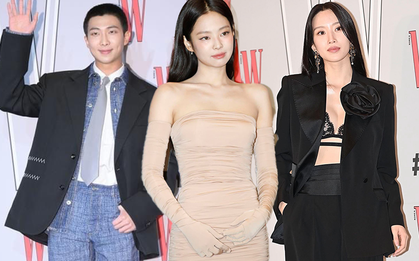 Nửa showbiz Hàn quy tụ tại event W Korea: Jennie khoe vai trần gợi cảm, RM xuất hiện trước thềm nhập ngũ
