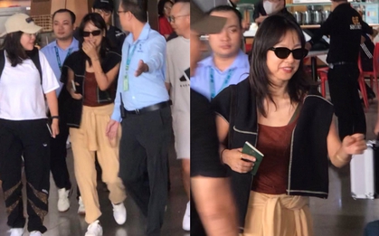 "Nữ hoàng gợi cảm" Lee Hyori lên đồ phong cách, hào hứng ra mặt trong lần đầu đổ bộ Việt Nam