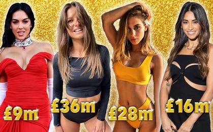 Những nàng WAGs sở hữu khối tài sản khủng nhất: Bạn gái Ronaldo thua xa vợ Messi, cái tên đứng đầu quá quen thuộc