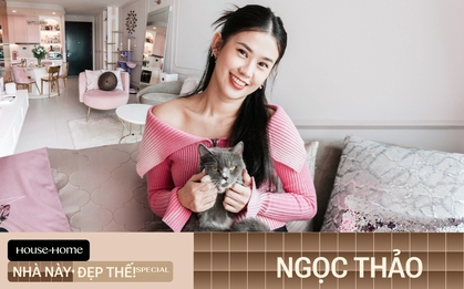 Ngọc Thảo chi hơn 900 triệu decor nhà toàn màu hồng để sống cùng 3 chú mèo, thử thách KTS vì chi tiết nhỏ
