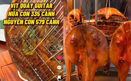 Xuất hiện món vịt quay đàn ghi - ta độc lạ tại Bình Dương, từ tên gọi đến giá bán đều gây tranh cãi