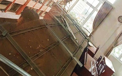 Sập mảng trần trường học ở Đà Lạt, phụ huynh và học sinh bất an