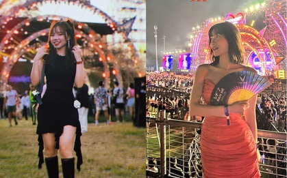 Gái xinh "xả" loạt ảnh hậu concert có Maroon 5: Cá tính tràn màn hình, "quẩy" sung đến mức rớt tóc giả