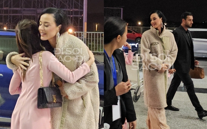 HOT: Bắt cận cảnh Katy Perry mặc nguyên đồ diễn ra sân bay về Mỹ ngay sau màn diễn hit tỷ view ở VinFuture 2023