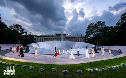 Sàn Runway trong ELLE SHOW 2023: Chất liệu là cách riêng của KTS khi đi tìm “điểm chạm” giữa kiến trúc và thời trang