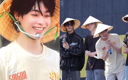 TEMPEST đội nón lá, Hanbin mang áo "Sài Gòn" hát nhảy cực nhiệt tại tổng duyệt Hò Dô 2023