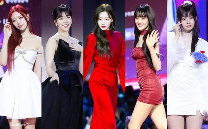Thảm đỏ SBS Gayo Daejeon: Karina - IVE mỹ nhân đại chiến chưa hot bằng nữ idol "chặt chém" visual giữa tin hẹn hò 1/1
