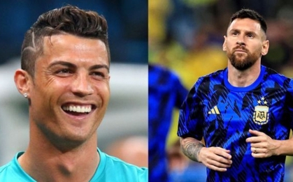 Phản ứng gây sốt của Ronaldo trong bài đăng Messi "tụt hạng", lập tức nhận về 150 nghìn lượt thả tim