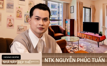 Bên trong căn hộ 5 tỷ của NTK Nguyễn Phúc Tuấn: Đồ decor xách tay từ Pháp, không gian hệt như triển lãm với toàn tranh tự vẽ