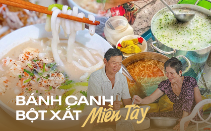 Đăng tải bộ ảnh gia đình cùng làm bánh canh bột xắt miền Tây, anh chàng khiến nhiều người phát thèm mùi vị quê hương