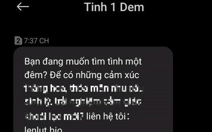Nở rộ tin nhắn lừa đảo "tình một đêm"