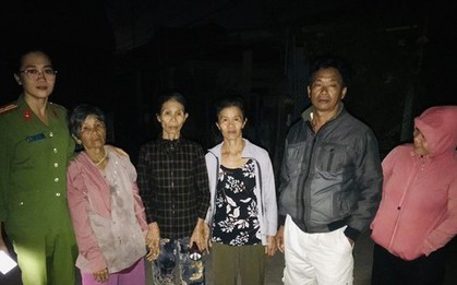 Cụ bà 78 tuổi đi lạc hơn 700 km được công an Quảng Ngãi đưa về nhà