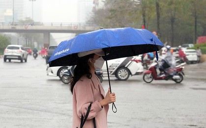 Hà Nội bắt đầu chuỗi ngày mưa phùn, nồm ẩm