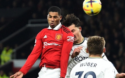 Kết quả Ngoại hạng Anh: Rashford và Sancho giúp MU thoát thua Leeds