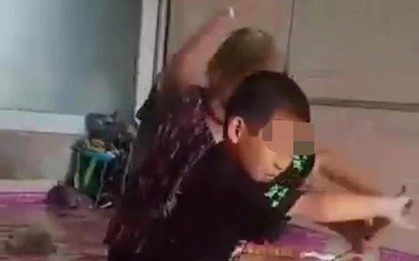 Bàng hoàng với hình ảnh bạo lực "toàn tập" của người lớn trong video
