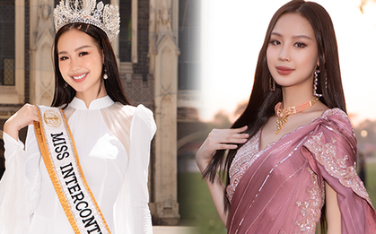 Hoa hậu Bảo Ngọc khi công tác tại Ấn Độ: Nhan sắc thăng hạng, ghi điểm bởi một hành động đặc biệt