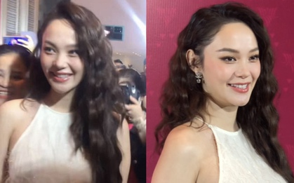 Mẹ bầu Minh Hằng xuất hiện nổi bật tại sự kiện, khoe nhan sắc thách thức camera thường