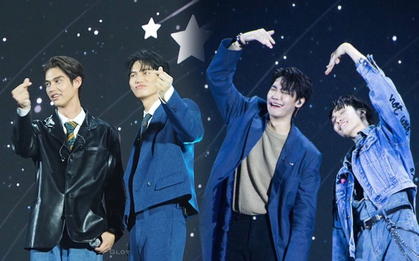 "F4 Thái Lan" đi tour ở Việt Nam: 4 mỹ nam chiêu đãi fan loạt hit, 1 người đang hát bỗng phì cười!