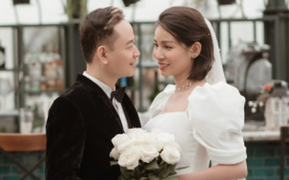 Loạt ảnh cưới lãng mạn, ngọt ngào của Tùng Dương và người vợ thứ 4