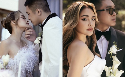 Hé lộ ảnh cưới Linda Ngô - Phong Đạt: Đầu tư 6 chiếc váy, ngập tràn ngôn tình