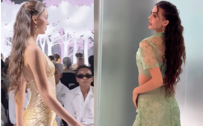 Vợ mẫu Tây của thủ môn quốc dân Bùi Tiến Dũng trở lại sàn catwalk sau khi sinh con: Nhan sắc mặn mà, vóc dáng nuột nà