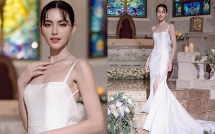 Mai Davika bất ngờ tung ảnh diện váy cưới đẹp như mơ trên lễ đường