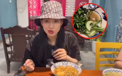 "Chiến thần" Hà Linh bị dân mạng đào lại hàng loạt review trước sau bất nhất: Khó hiểu nhất là màn ăn súp hải sản
