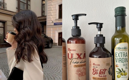 Đầu tư lược chải xịn và dùng dầu gội bồ kết, cô nàng này đã cải thiện được tình trạng tóc xơ và gãy rụng