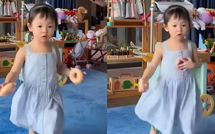 Cường Đô La trêu con gái cực "bá đạo": Suchin vẻ mặt hốt hoảng bỏ chạy khiến Đàm Thu Trang vừa thương vừa buồn cười